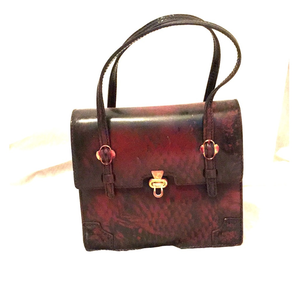 One of a kind Vintage 60's handpainted Tano purse
